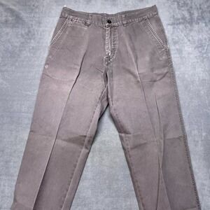 Patagonia Jeans Mens 34x36 Light Brown Cotton Mid-Rise Slash Pocket Straight Leg